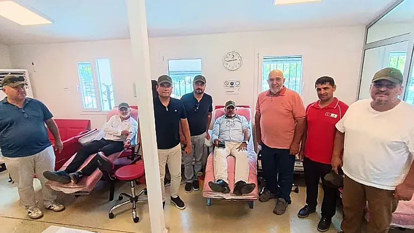 Yeşilay Fethiye Şubesi'nden Kızılay'a kan bağışı desteği