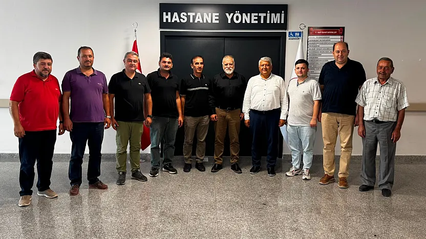AK Parti Seydikemer İlçe Başkanı Ali Büklü ve Yönetiminden Yeni Başhekim Ertunç Mega'ya Hayırlı Olsun Ziyareti