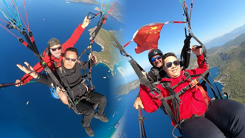 Babadağ'da Çinli Turist Bereketi