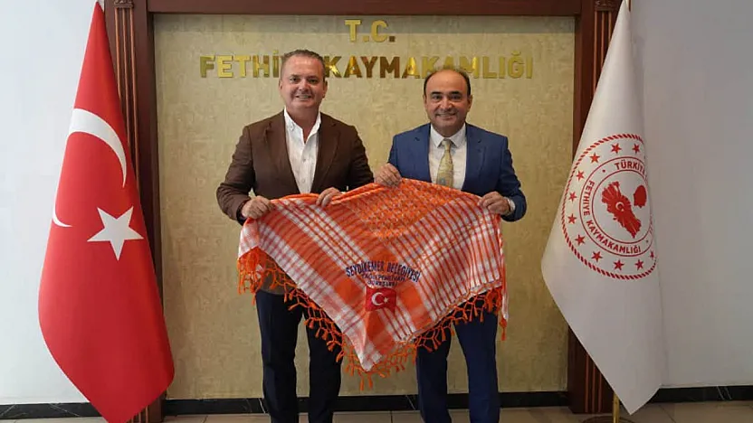 Başkan Akdenizli'den Fethiye Kaymakamı Akkaya'ya 'Seki Güreşleri' daveti