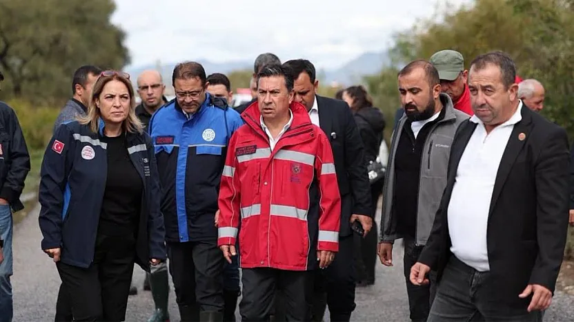 Başkan Aras, taşkın bölgelerinde incelemelerde bulundu