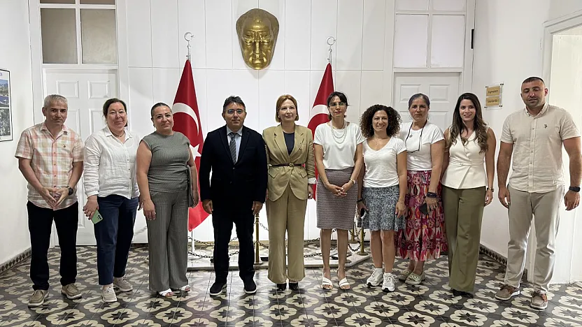 Başsavcı Yörük'ten Kaymakam Kaya'ya veda ziyareti