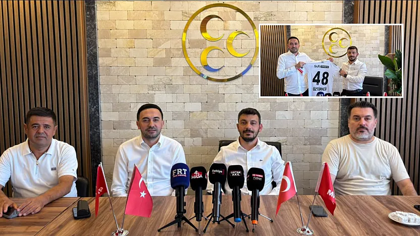 Beşiktaş Taraftarlar Derneği'nden MHP Fethiye İlçe Başkanı Öztürkçü'ye ziyaret