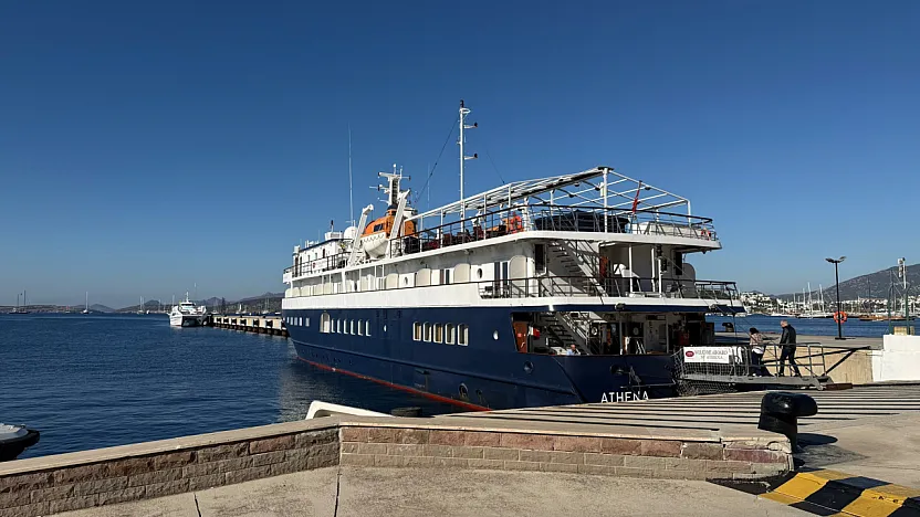 Bodrum'a Athena kruvaziyeriyle 46 turist geldi