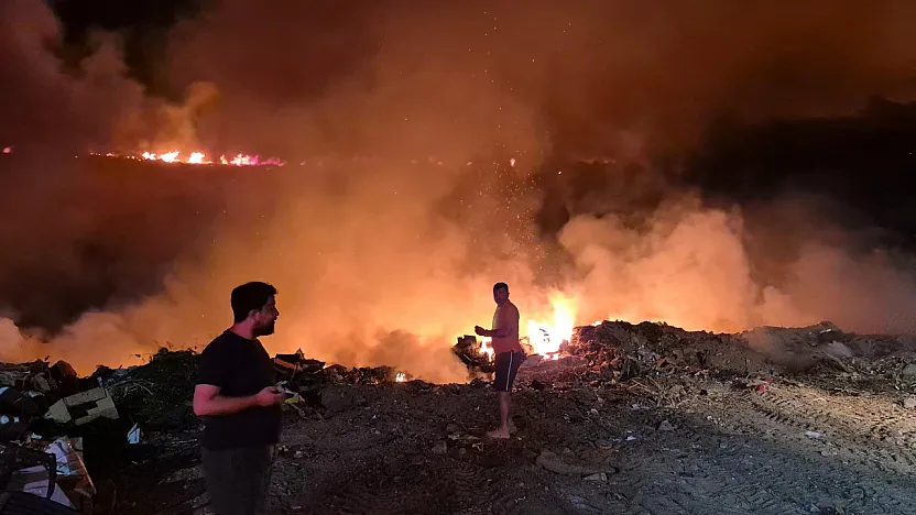 Bodrum'da makilik alanda çıkan yangın kontrol altına alındı