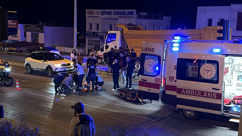 Bodrum'da motosikletin çarptığı yaya hayatını kaybetti