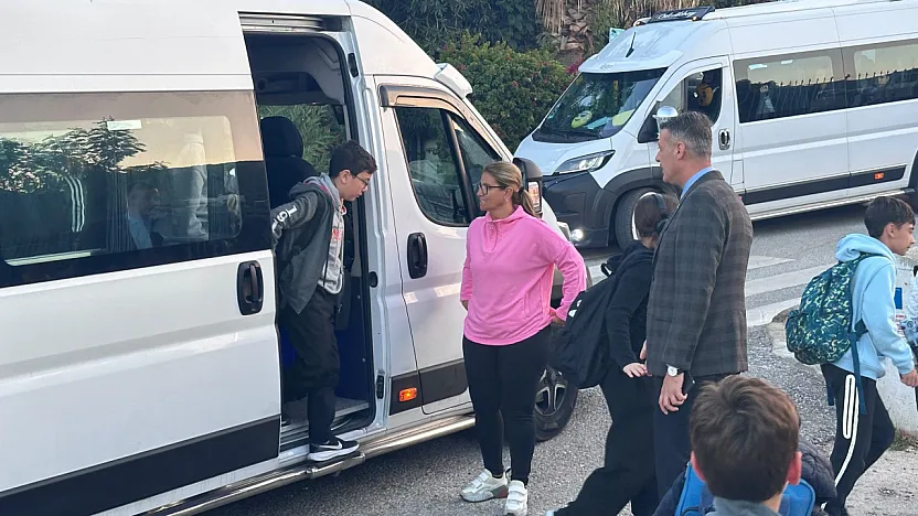 Bodrum'da okul servislerinde sıkı denetim