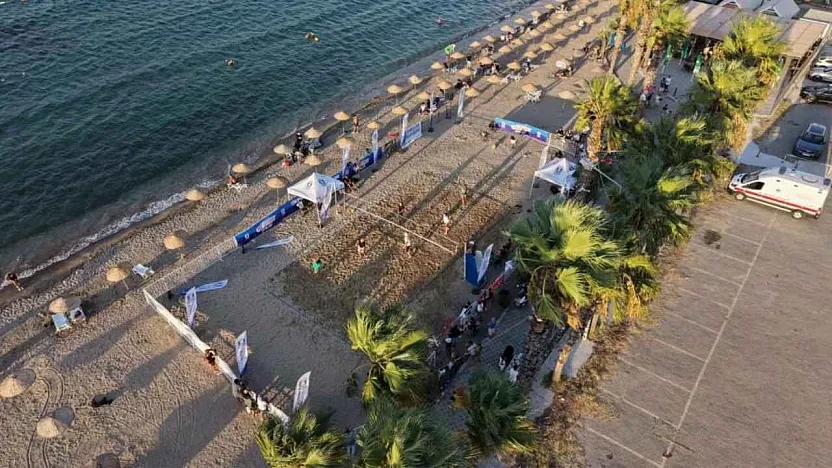 Bodrum'da Plaj voleybolu heyecanı devam ediyor