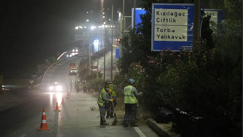 Bodrum'da refüj bakım çalışmaları gece yapılıyor