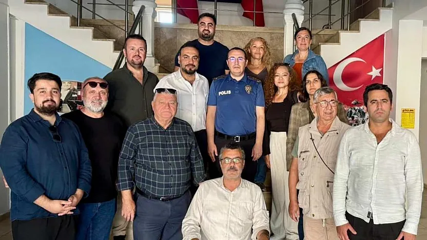 Bodrum Emniyet Müdürü Gökmen gazetecileri ağırladı