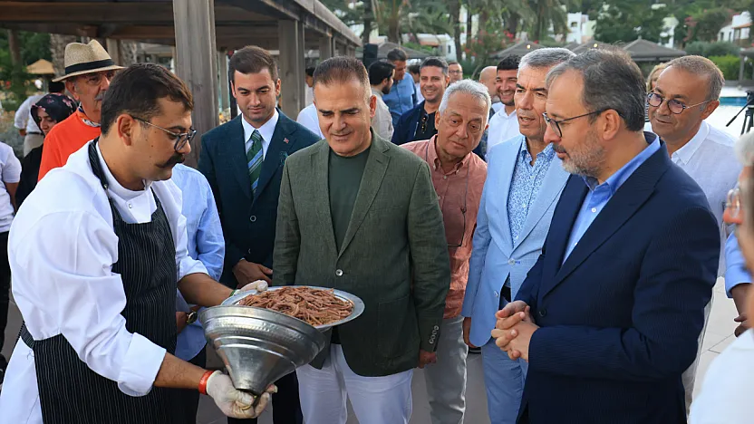 Bodrum sahilinde Çorum lezzetleri şöleni yaşandı
