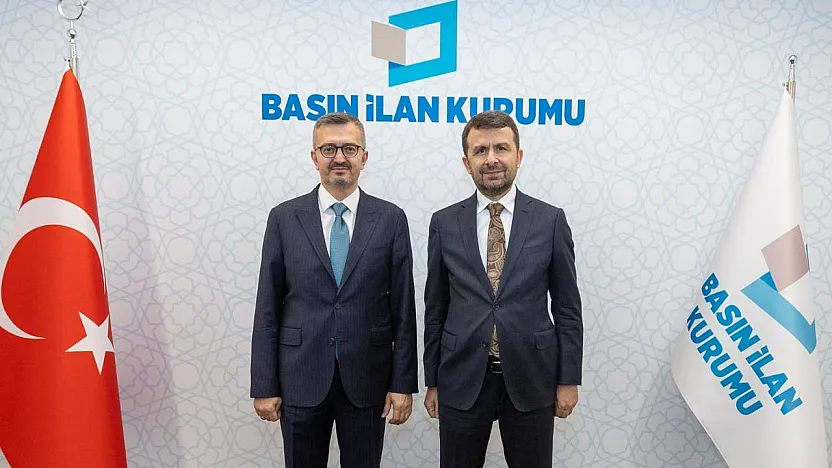 Cumhurbaşkanlığı İletişim Başkanı Burhanettin Duran Basın İlan Kurumu'nu ziyaret etti