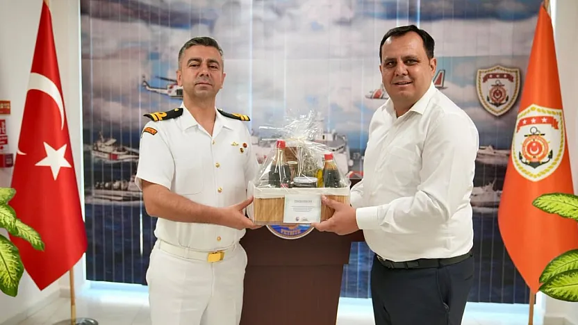 Dalaman Belediye Başkanı Durmuş'tan Yüzbaşı Çalık'a hayırlı olsun ziyareti