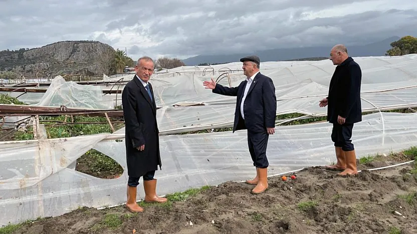 Dolu ve hortumun vurduğu Seydikemer'de oda başkanlarından destek çağrısı