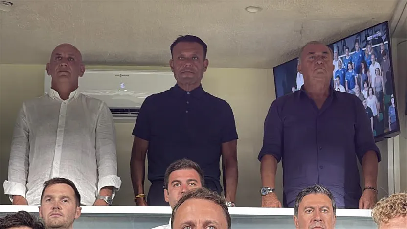 Fatih Terim, Muğla derbisini tribünden takip etti