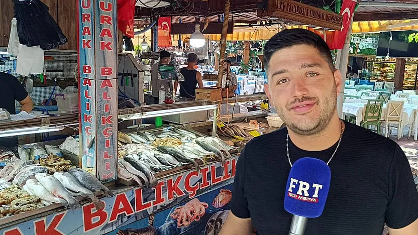 Fethiye Balık Pazarı'nda sezonun gözdesi 'çupra ve levrek'