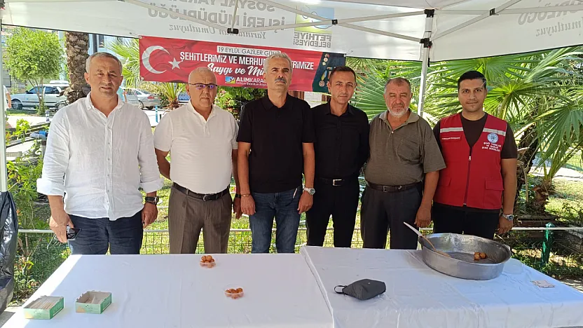 Fethiye Belediyesi'nden 'Gaziler Günü' öncesi lokma ikramı