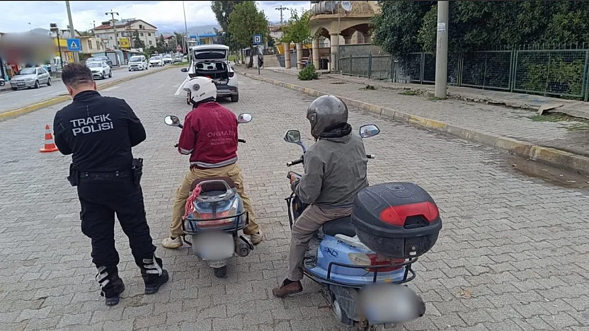 Fethiye Çalıca'da Trafik Denetimi