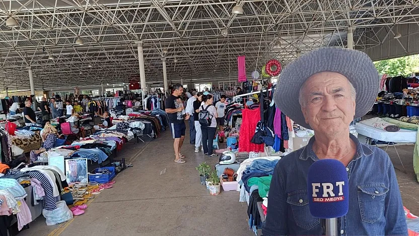 Fethiye Çalıca Pazaryeri'nde ikinci el hareketliliği: 'En azından harçlığımızı çıkarıyoruz'