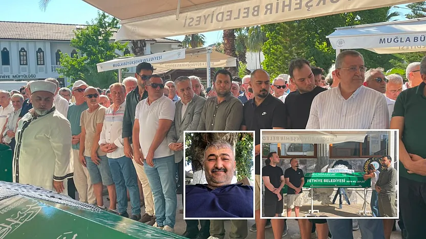 Fethiye Çarşı Caddesi esnaflarından Ömer Eriz son yolculuğuna uğurlandı