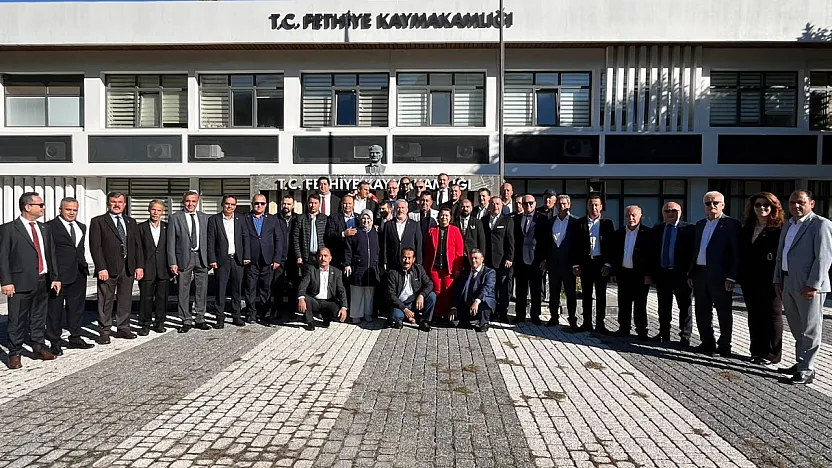 Fethiye'de 19 Ekim Muhtarlar Günü törenle kutlandı