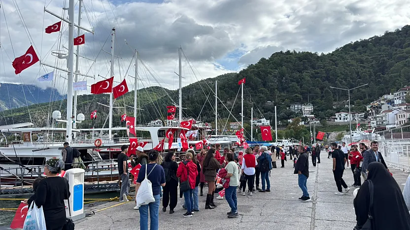 Fethiye'de 29 Ekim heyecanı: Deniz korteji için hazırlıklar sürüyor