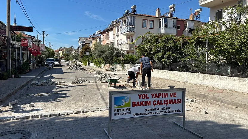 Fethiye'de 550. Sokak trafiğe kapatıldı