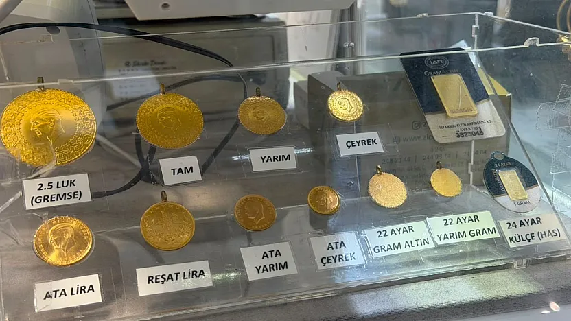 Fethiye'de altın fiyatları: Çeyrek altın 10 bin 650 liradan satışta