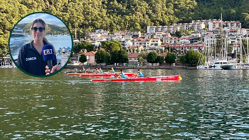 Fethiye'de Avrupa Hareketlilik Haftası kapsamında kürek yarışları düzenlendi