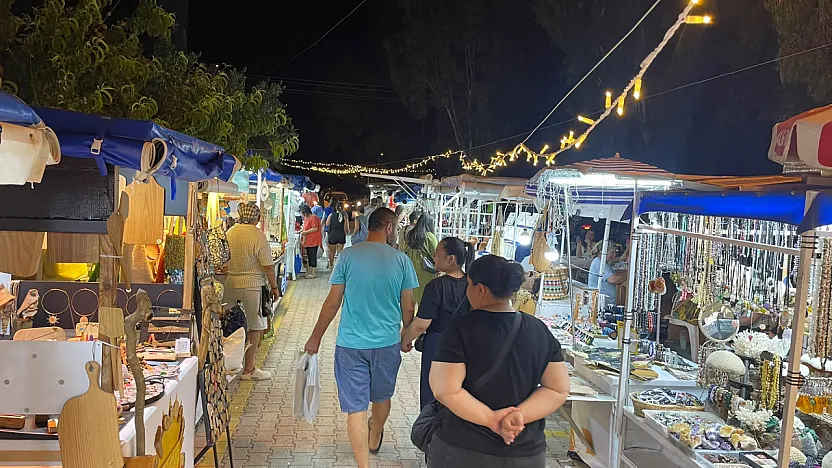 Fethiye'de Çalış El Sanatları Sokağı yaz sezonuna hareket katıyor