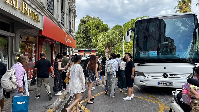 Fethiye'de Çinli turist hareketliliği sürüyor