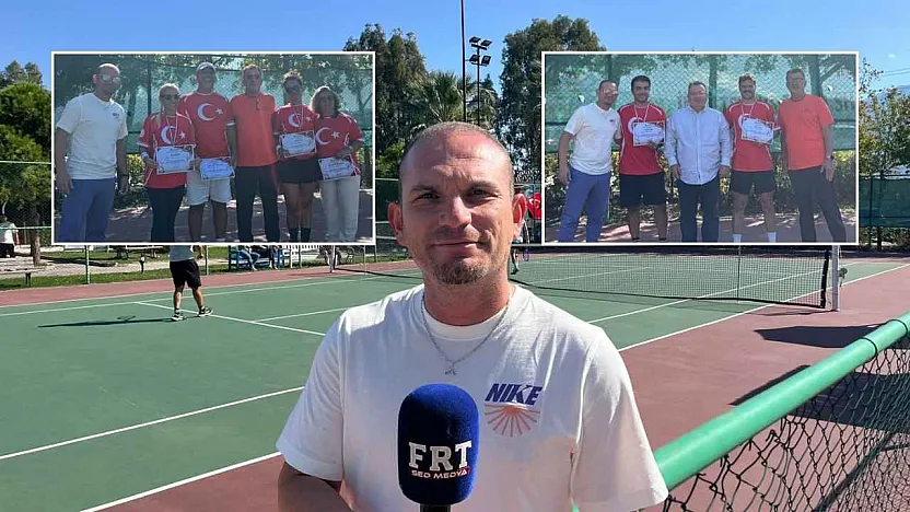 Fethiye'de Cumhuriyet Bayramı Tenis Turnuvası'nda şampiyonlar belli oldu
