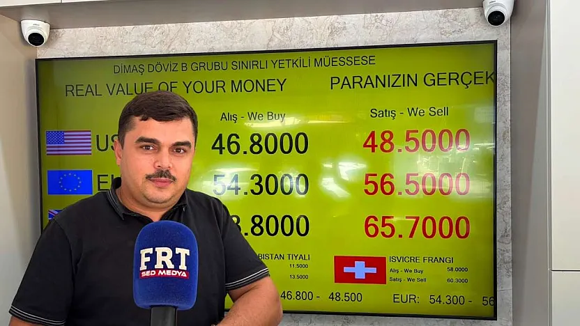 Fethiye'de döviz piyasasında haftanın kapanışı: Dolar 48,50 TL'yi gördü