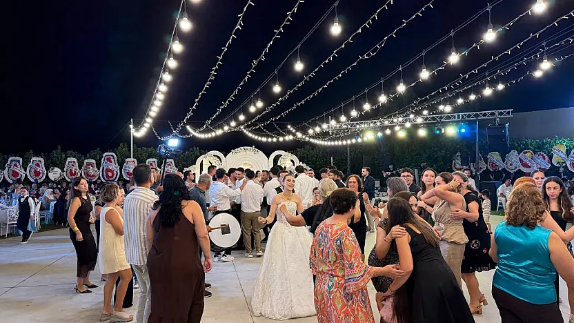 Fethiye'de Emine ve Buğra Çifti Dünyaevine Girdi