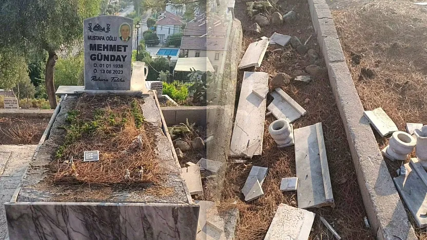 Fethiye'de Foça Mezarlığı'nda Kabir Tahribatı! Güvenlik Önlemleri Artırılıyor