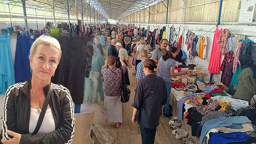 Fethiye'de ikinci el pazarında esnafın kanal boyu talebi
