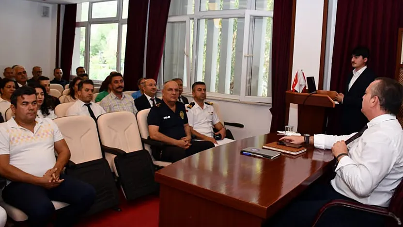 Fethiye'de ilçe idare şube başkanları toplantısı gerçekleştirildi