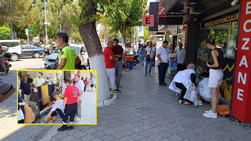 Fethiye'de karşıdan karşıya geçen yayaya otomobil çarptı