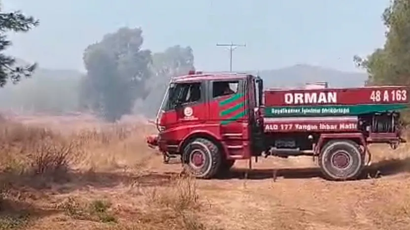 Fethiye'de korkutan yangın! Çöp depolama alanından ormana sıçradı