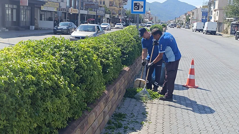 Fethiye'de refüjlerde trafik ve yaya geçişi için düzenleme
