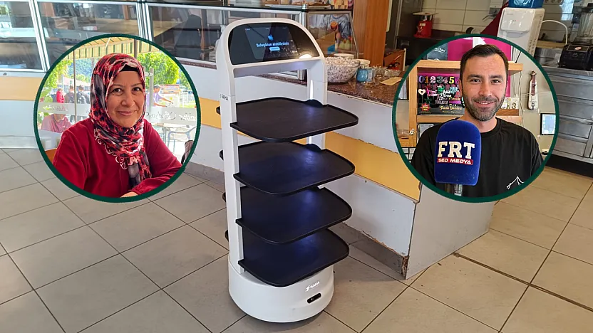Fethiye'de robot garson dönemi