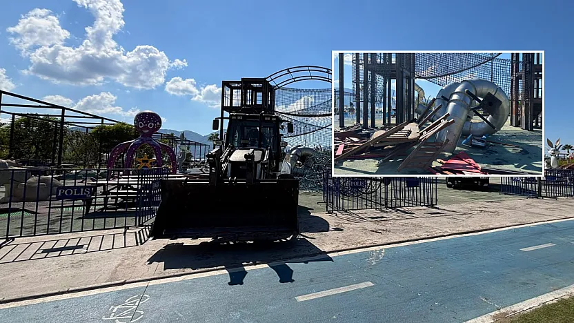 Fethiye'de Şehit Fethi Bey Parkı yenileniyor