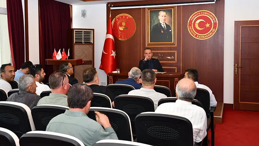 Fethiye'de servis taşımacılığı için muhtarlar ve kooperatifler biraraya geldi
