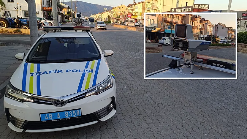Fethiye'de Trafik Ekiplerinden Hız Denetimi