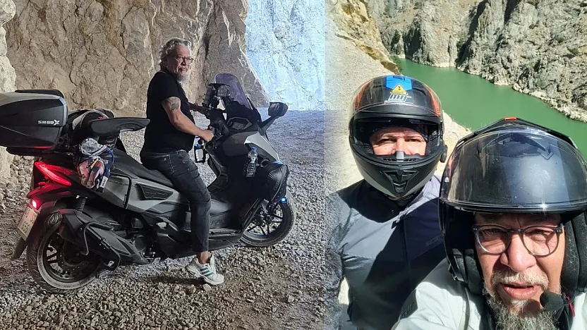 Fethiye'den yola çıktılar, 4 bin 800 kilometrelik motosiklet rotasında nefes kesen durak