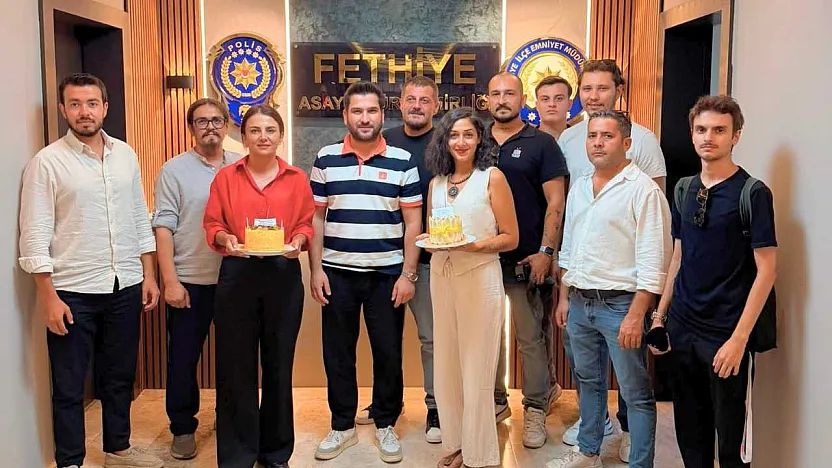 Fethiye Emniyeti'nde Basın Bayramı pastası kesildi