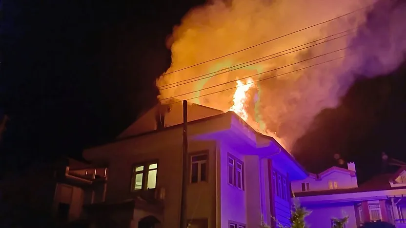 Fethiye Foça Mahallesi'nde ev yangını