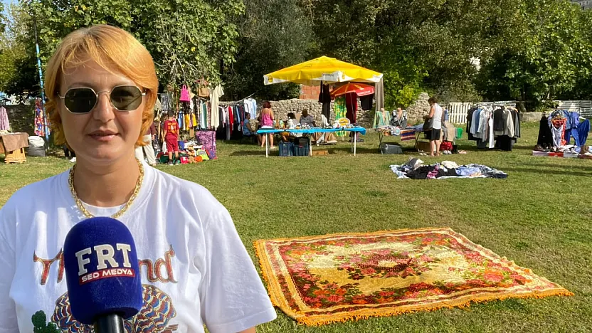 Fethiye Kayaköy'de İkinci El Pazarı'na Yoğun İlgi