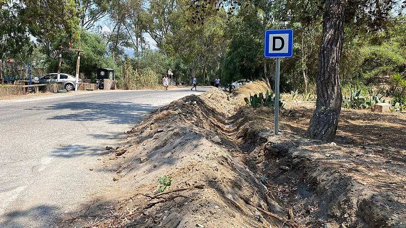 Fethiye Koca Çalış'taki Türbe Bölgesi Araç Girişine Kapatıldı