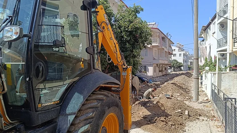 Fethiye Pazaryeri'nde Doğalgaz Çalışması